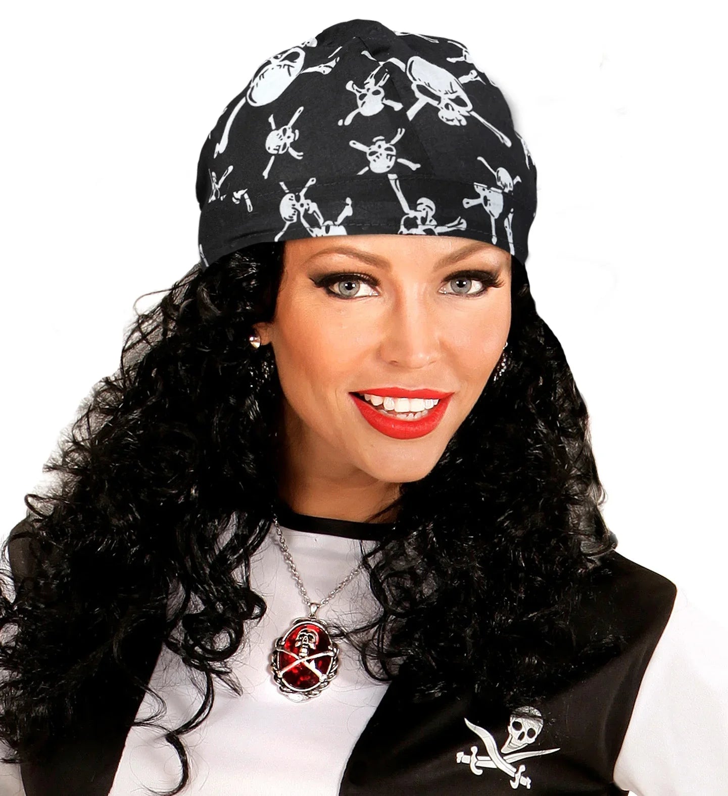 Pañuelo Pirata para la Cabeza Complementos Piratas Widmann